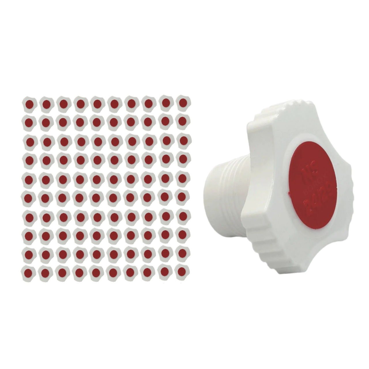 Borox Plastik Tıpa 24/29 Şilifli - Sızdırmaz PP Kapak - Üçgen Form - 100 Adet Toptan