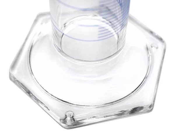 Borox Cam Mezür 10ml - Dereceli Silindir Mavi Skala 10 Adet Toptan