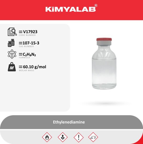 Kimyalab Etilendiamin 2,5L - Ethylenediamine - EDA