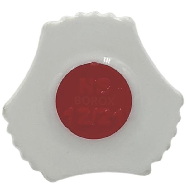 Borox Plastik Tıpa 12/21 Şilifli - Sızdırmaz PP Kapak - Üçgen Form - 100 Adet Toptan