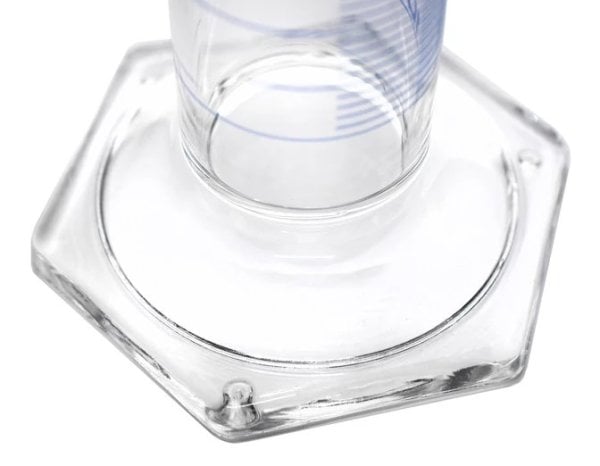 Borox Cam Mezür 100ml - Dereceli Silindir Mavi Skala 10Adet Toptan