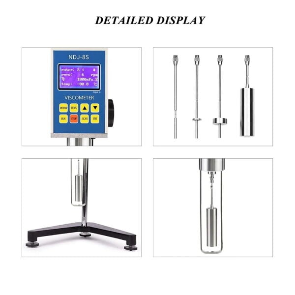 Dijital Rotasyonel Viskozimetre 10 - 2,000,000 mPa.s