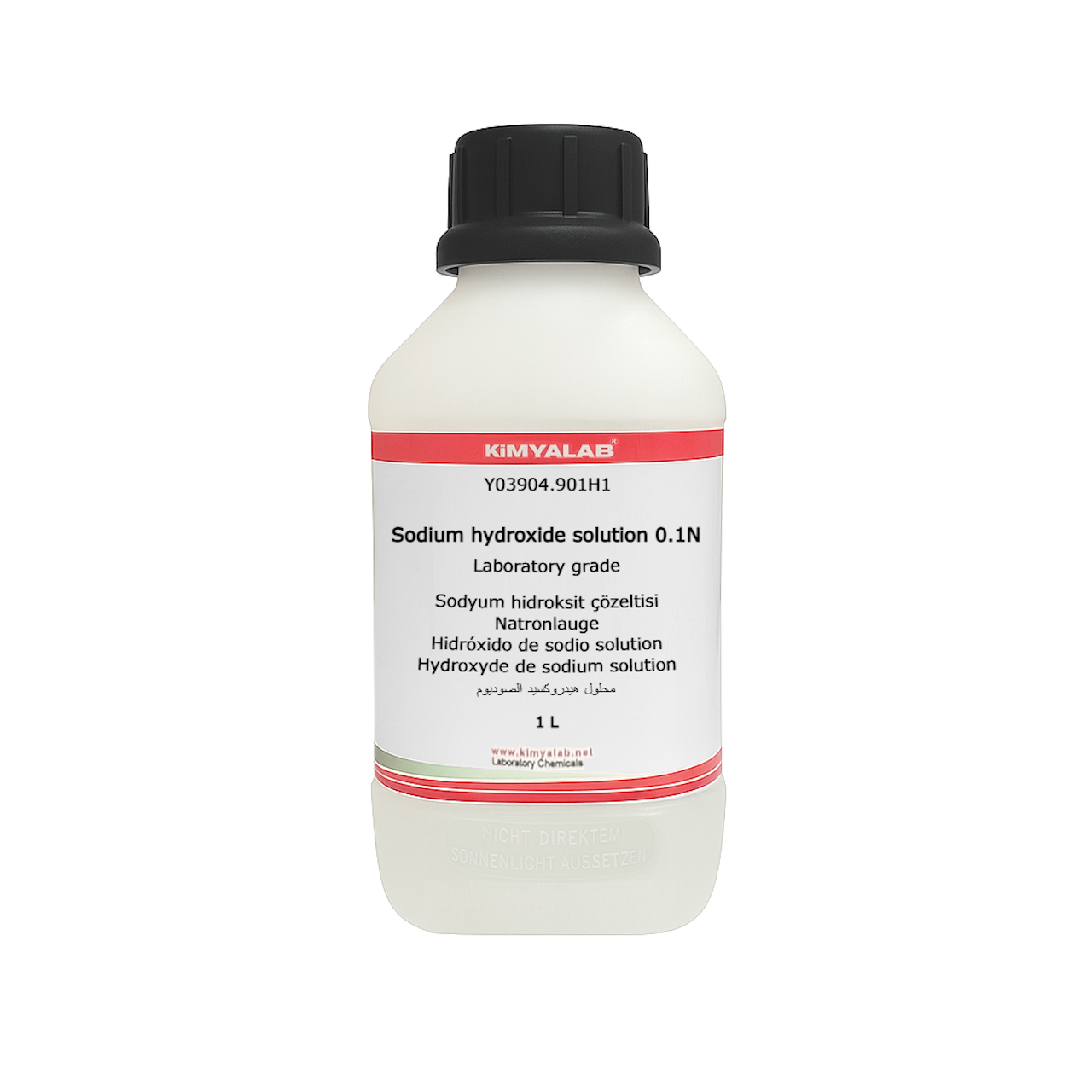 Kimyalab Sodyum Hidroksit Çözeltisi 0.1N 1L  - Sodium Hydroxide