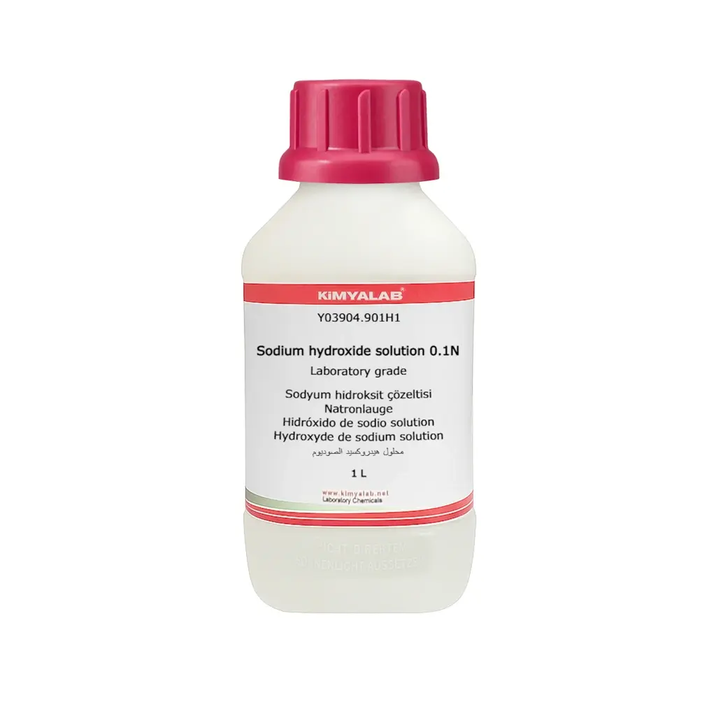 Kimyalab Sodyum Hidroksit Çözeltisi 0.1N 1L  - Sodium Hydroxide