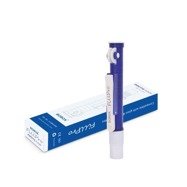Borox FillPro Pipet Pompası 2 ml - Pipet Puarı - Pi-Pump - Mavi - 10 Adet Toptan