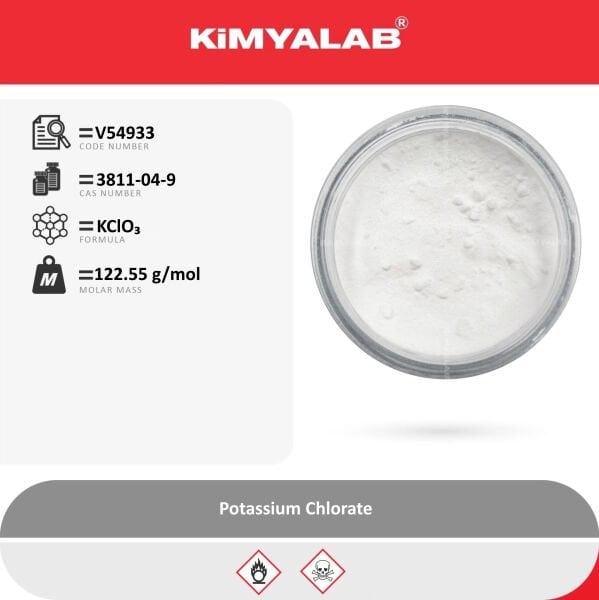 Kimyalab Potasyum Klorat 500g - Potassium Chlorate