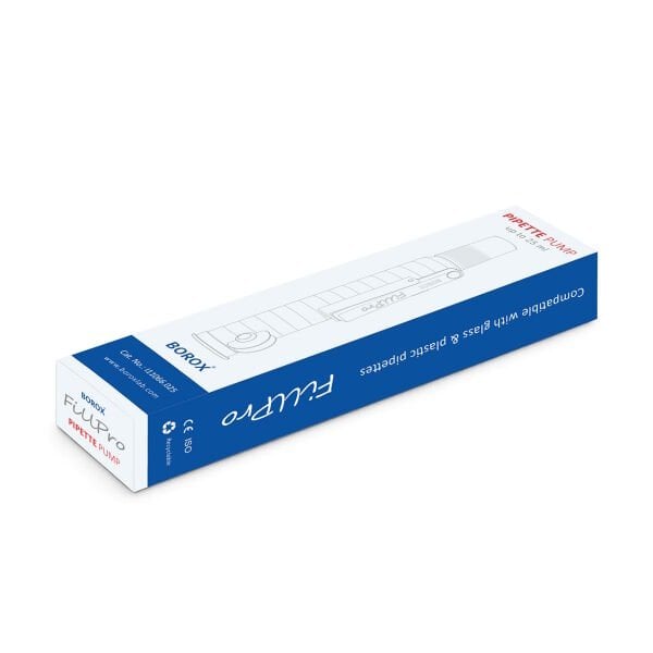 Borox FillPro Pipet Pompası 25 ml - Pipet Puarı - Pi-Pump - Kırmızı - 10 Adet Toptan