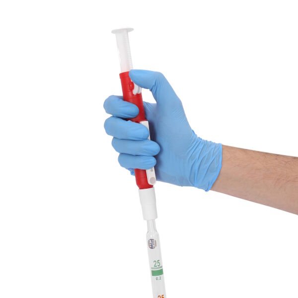 Borox FillPro Pipet Pompası 25 ml - Pipet Puarı - Pi-Pump - Kırmızı - 10 Adet Toptan