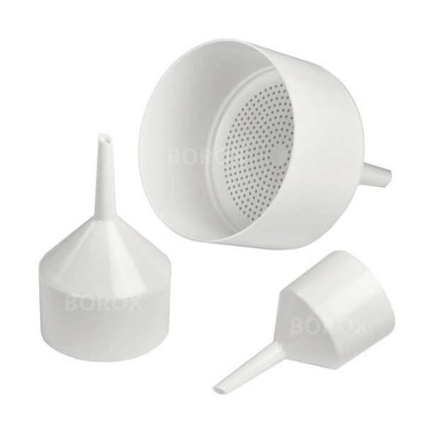 Borox Plastik Buhner Hunisi 110mm - Bühner Filtrasyon Huni - 10 Adet Toptan