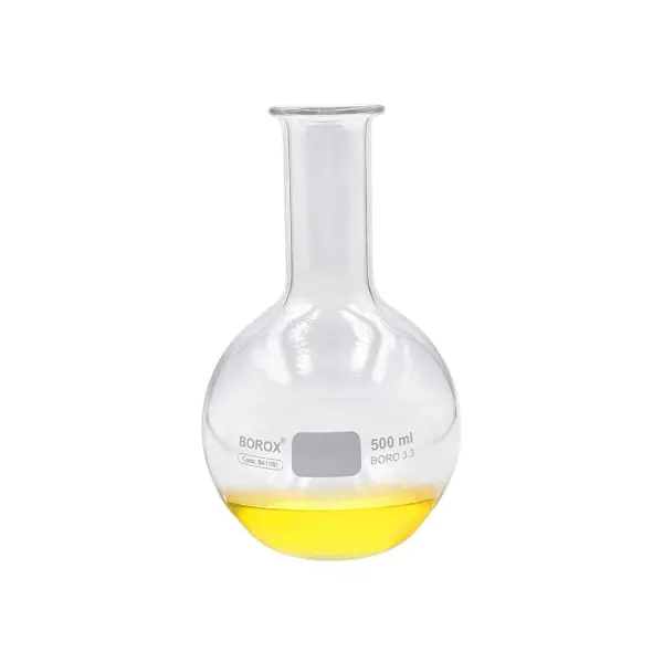 Borox Cam Balon 500 ml - Dibi Yuvarlak - Kaynatma Balonu