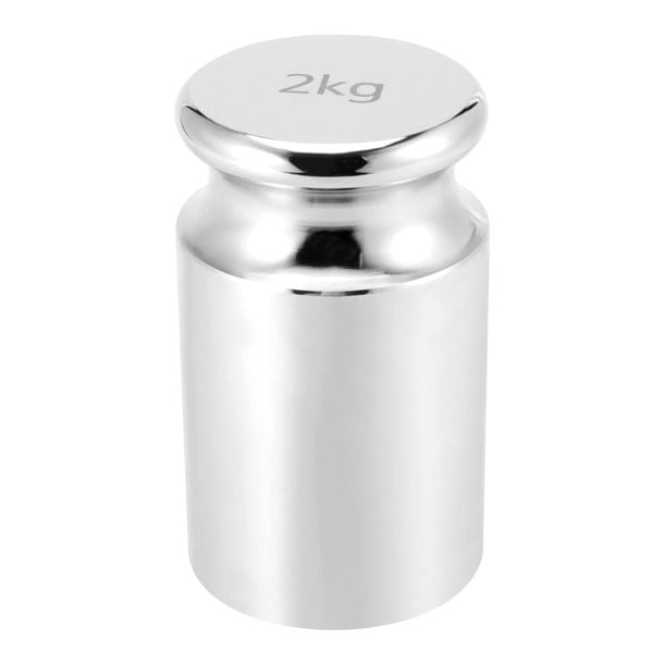 Borox Kalibrasyon Kütlesi 2 Kg - Paslanmaz Çelik F1 Etalon