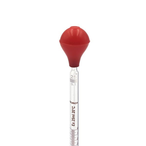 Borox Pipet Puarı 20ml - Kauçuk Puar - Pipette Bulbs Rubber