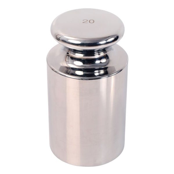 Borox Kalibrasyon Kütlesi 20kg - Paslanmaz Çelik F1 Etalon