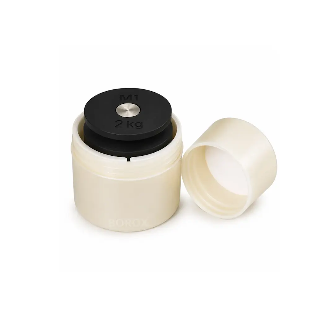Borox Kalibrasyon Kütlesi 2kg Dökme Demir M1 Etalon Ağırlık