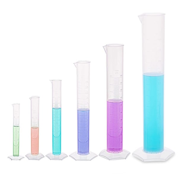 Borox Plastik Mezür 25 ml - Uzun form Kabartma Skala 48 Adet Toptan