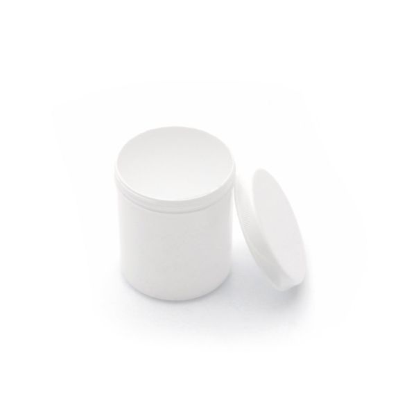 Beyaz Numune Kabı 100ml - Plastik Kapaklı Kutu 100 cc - 100 Adet Toptan