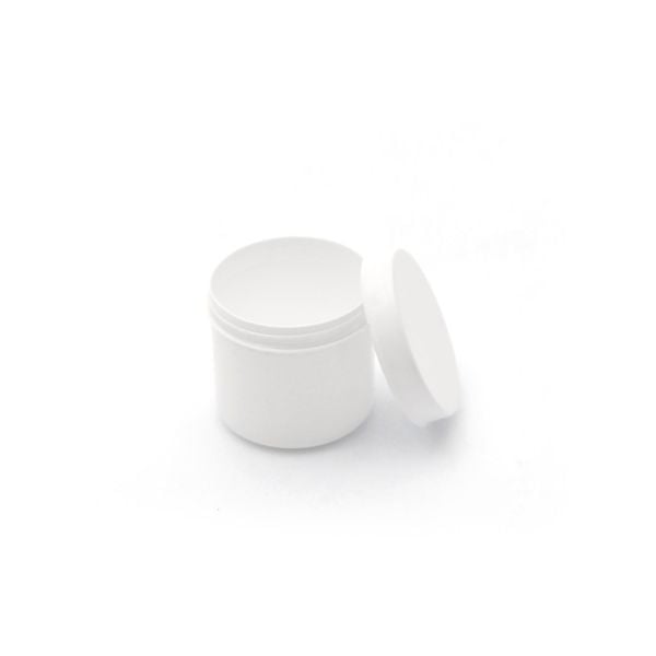 Beyaz Numune Kabı 50ml - Plastik Kapaklı Kutu 50 cc - 100 Adet Toptan