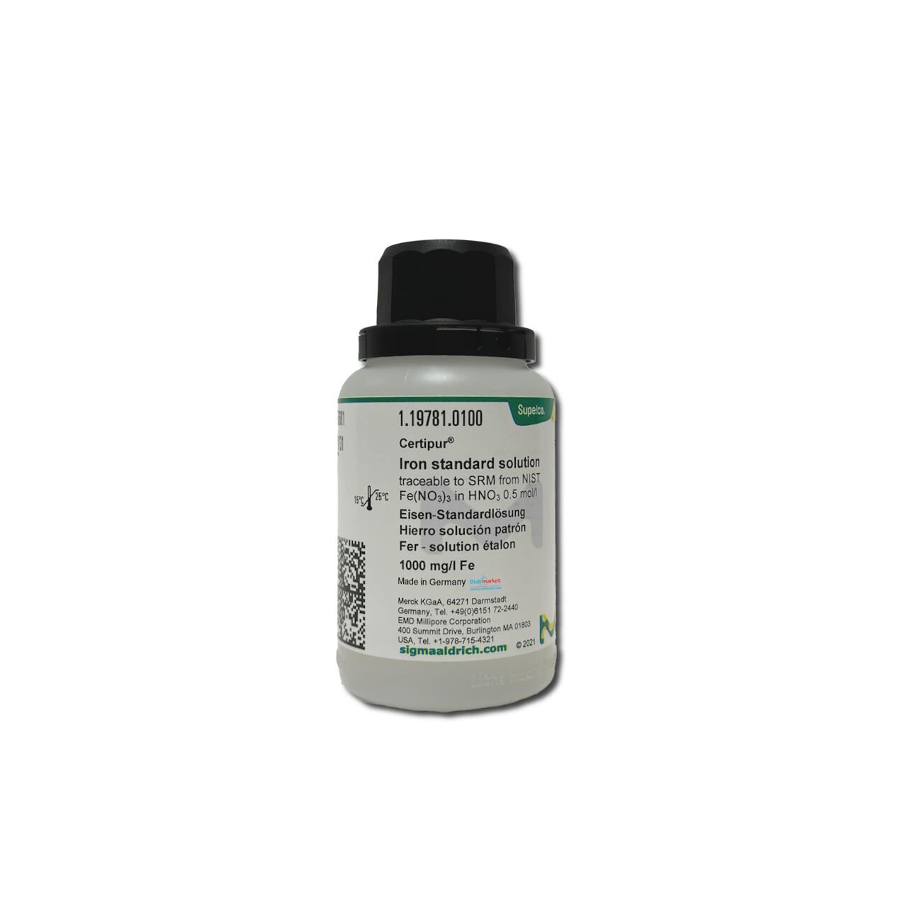 Merck 119781 Demir 100ml - Iron Standard Solution 0.5mol/l