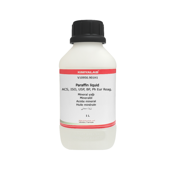 Kimyalab Mineral Yağ Likit Parafin - Light Paraffin Oil 1L Farma Kalite