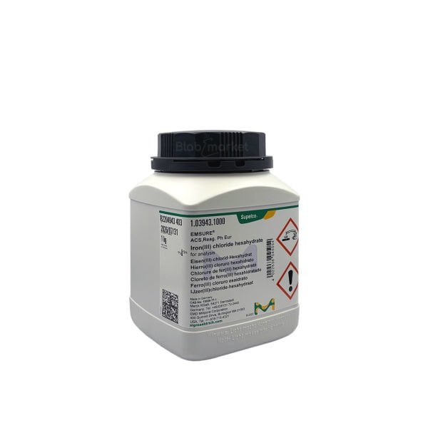 Merck 103943.1000 Demir III Klorür Hekzahidrat 1 kg - Iron III Chloride Hexahydrate Gr For Analysis Acs,Reag. Ph Eur