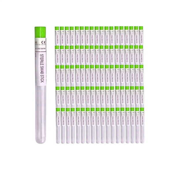 Stuart Besiyersiz Swab - Steril Eküvyon Çubuğu Swap - 100Adet