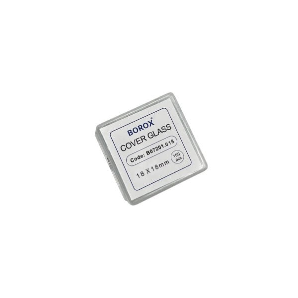 Borox Lamel 18x18mm - Mikroskop Slayt İçin Cover 100 Paket Toptan