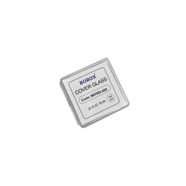 Borox Lamel 22x22mm - Mikroskop Slayt İçin Cover - 100 Paket Toptan
