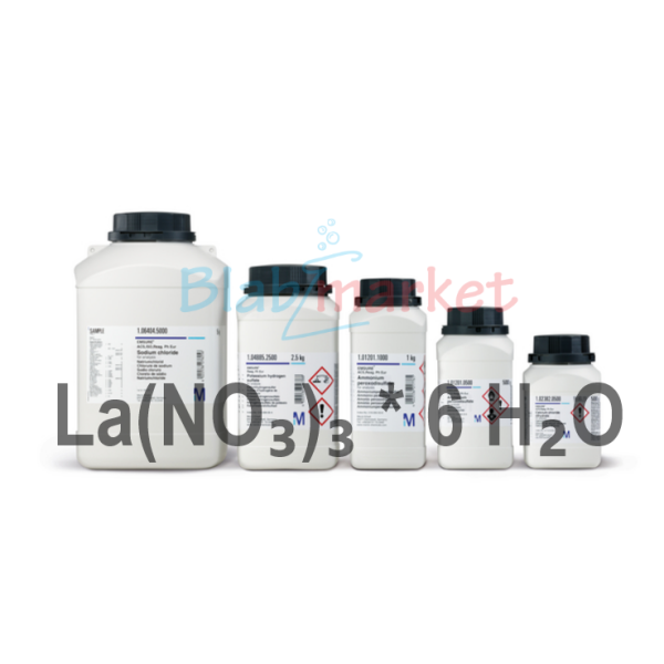 Lantan Nitrat 100 g - Lanthanum Nitrate Hexahydrate P.A. Merck 105326.0100