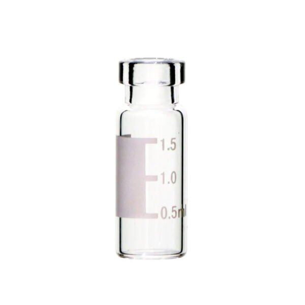 Borox Cam Vial 2 ml - Şeffaf - Crimp ND11 - Hacim Ölçekli