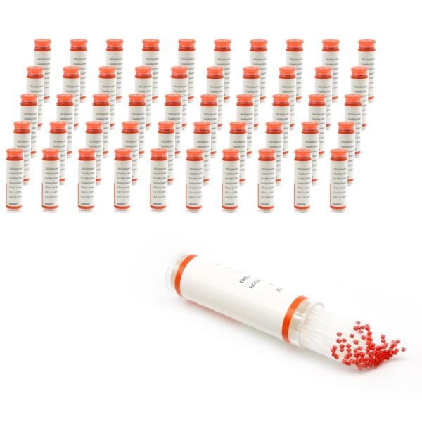 Mikrohematokrit Tüp Kırmızı Heparinli - Kapiler Tüp 50 Paket Toptan