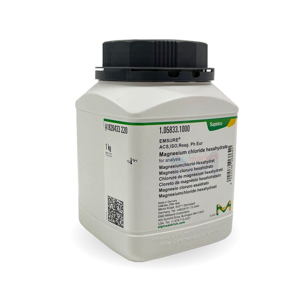 Magnezyum Klorür 1 kg- Magnesium Chloride Hexahydrate Gr Merck 105833.1000