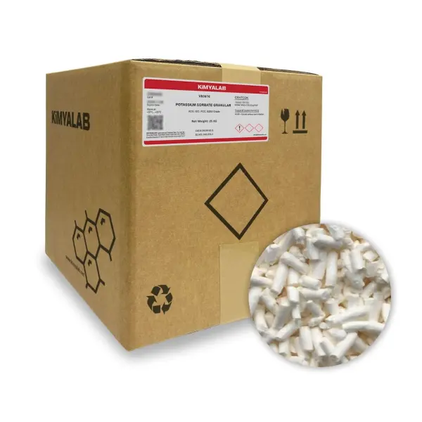 Kimyalab Potasyum Sorbat Granül - Potassium Sorbate Granular 25 Kg-Koli Toptan