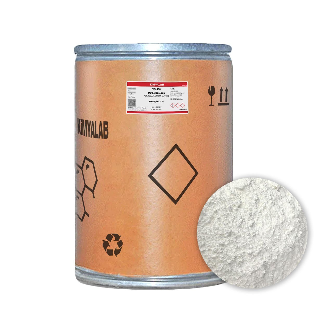 Kimyalab Metilparaben - Methylparaben 25 Kg-Varil Toptan