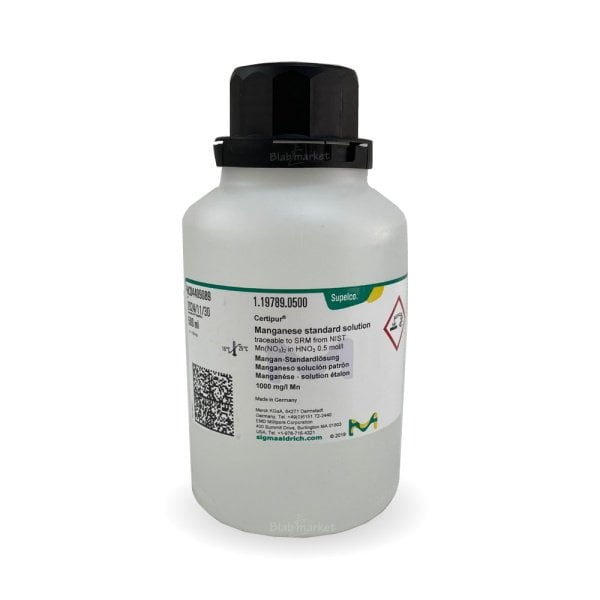 Merck 119789 Manganez 500 ml - Manganese Standard Solution
