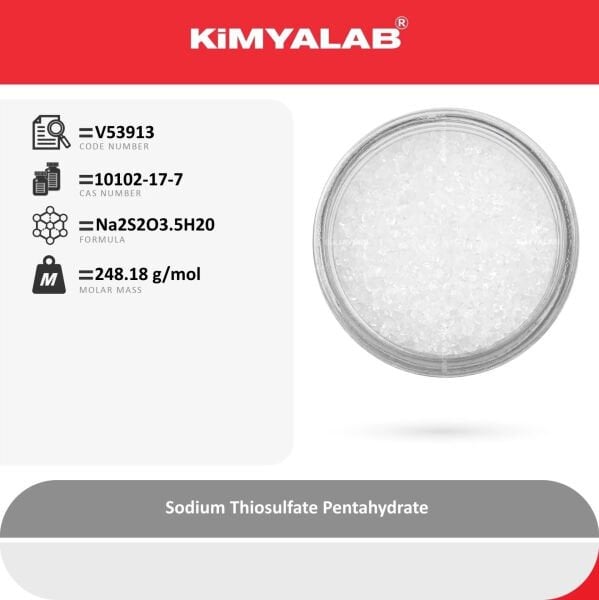 Kimyalab Sodyum Tiyosülfat 500g - Sodium Thiosulfate Pentahydrate