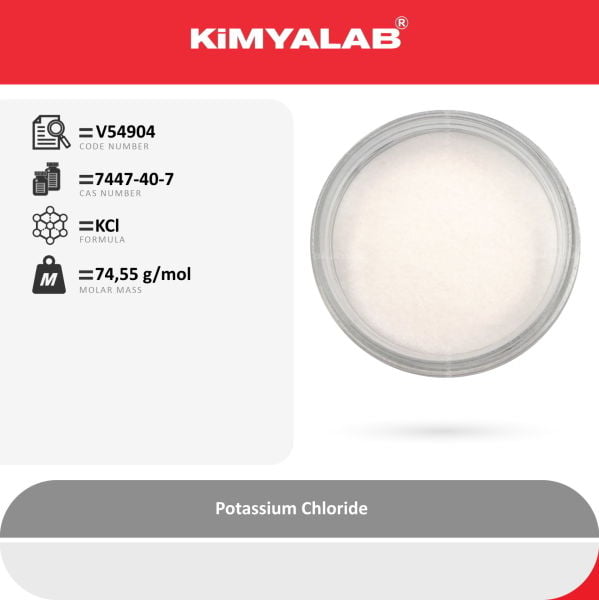 Kimyalab Potasyum Klorür 500g Toz - Potassium Chloride USP