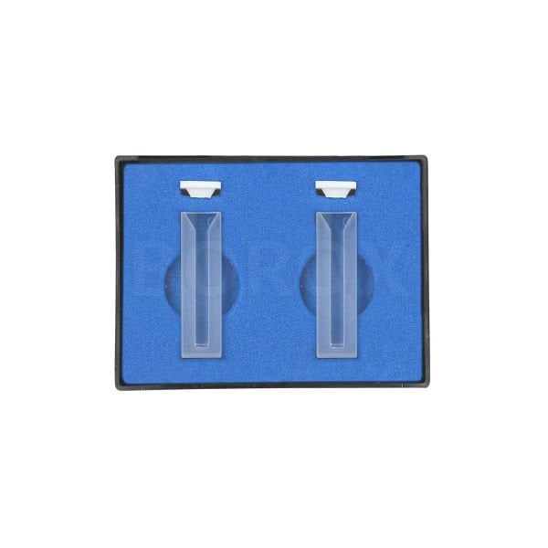 Kuvars Spektrofotometre Küveti - Semi Mikro 1.4 ml Kapaklı - 2 Adet Kutu