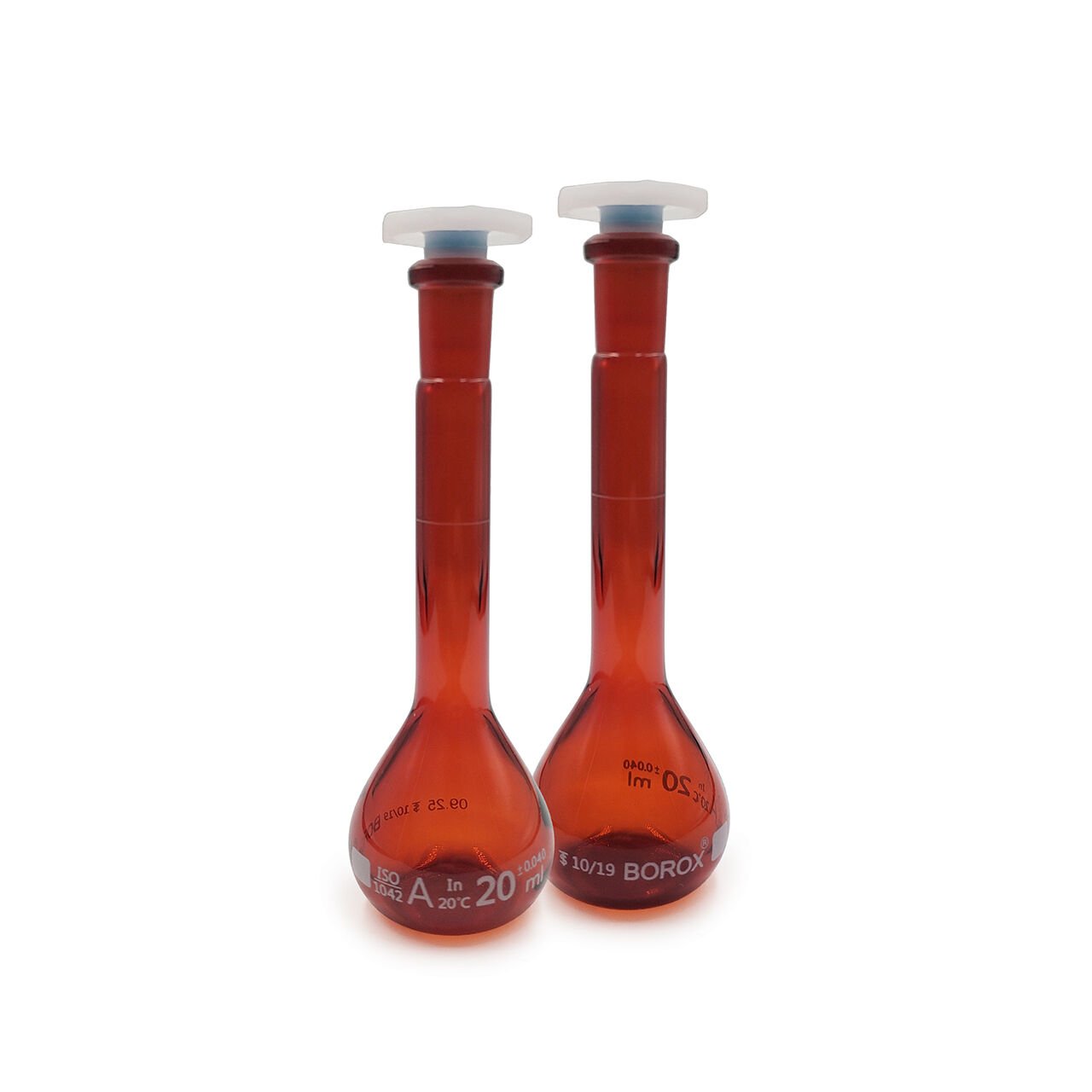 Borox Amber Cam Balon Joje 20 ml - PP Tıpalı - Class A Sertifikalı - 2 Adet/Paket