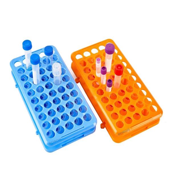 Deney Tüpü Standı 10mm-18mm Arası Tüpler İçin - 50 Delikli