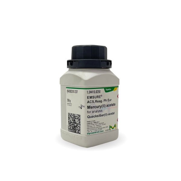 Merck 104410.0250 Cıva Asetat 250 g - Mercury II Acetate For Analysis EMSURE ACS, Reag. Ph Eur