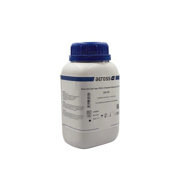 Across Bio 530880B Mannitol Salt Agar MSA Chapman Medium EP-USP-ISO