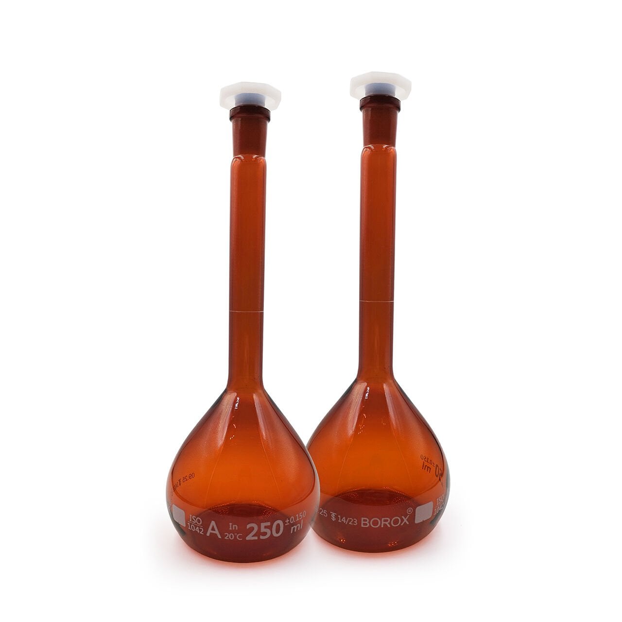Borox Amber Cam Balon Joje 250 ml - PP Tıpalı - Class A Sertifikalı - 2 Adet/Paket