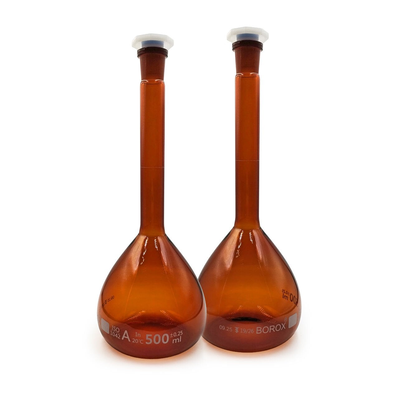 Borox Amber Cam Balon Joje 500 ml - PP Tıpalı - Class A Sertifikalı - 2 Adet/Paket