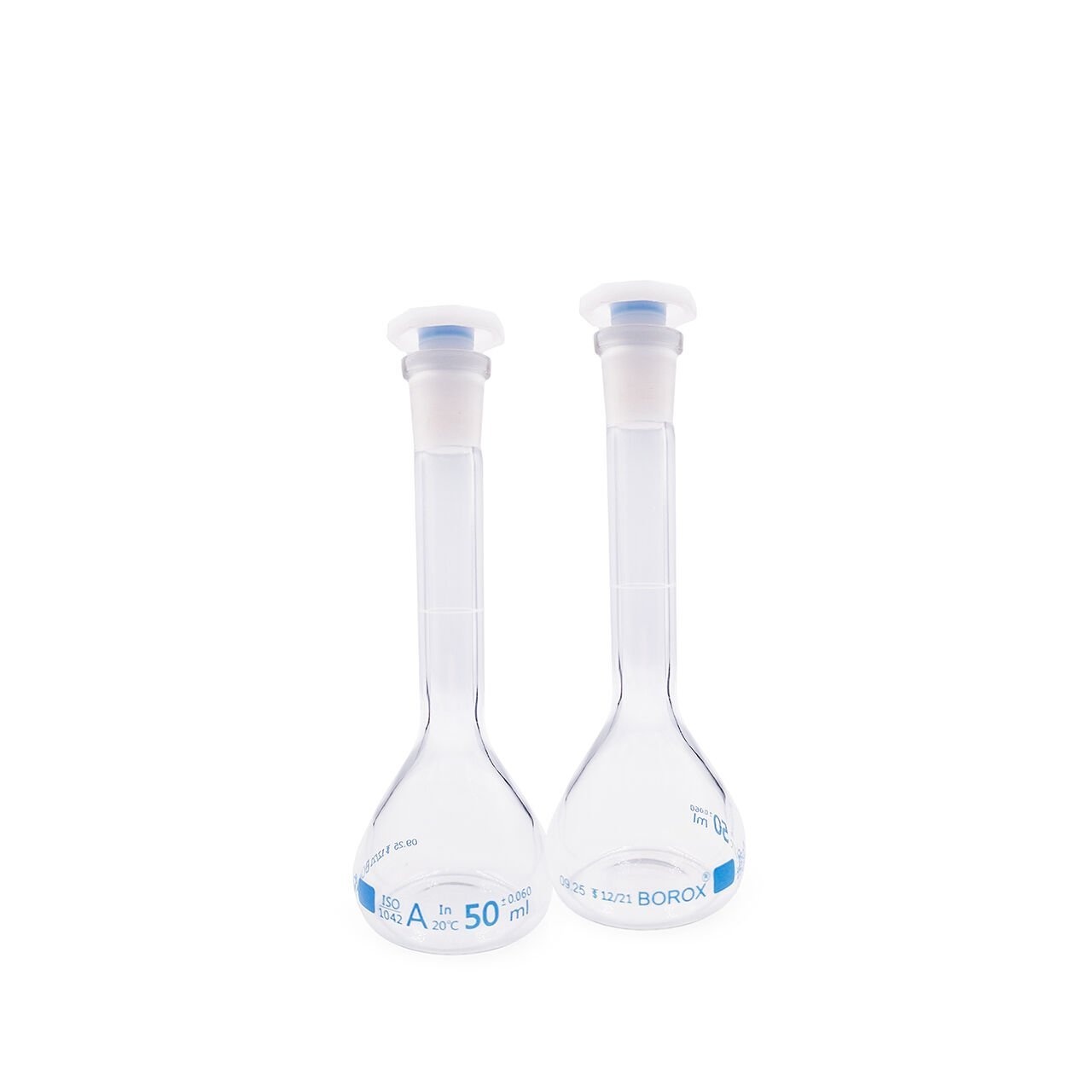 Borox Cam Balon Joje 50 ml - PP Tıpalı - Class A Sertifikalı - Cam Flask - 2 Adet/Paket