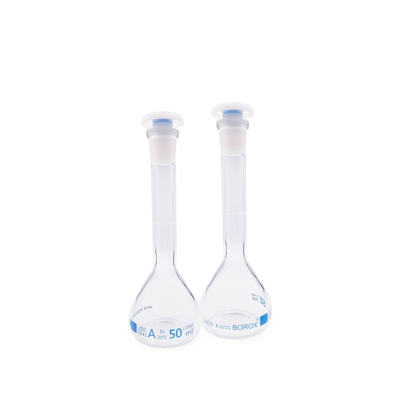 Borox Cam Balon Joje 50 ml - PP Tıpalı - Class A Sertifikalı - Cam Flask - 2 Adet/Paket