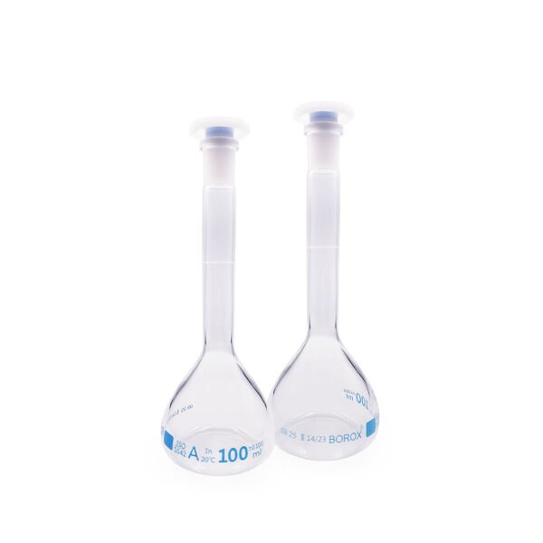 Borox Cam Balon Joje 100 ml - PP Tıpalı - Class A Sertifikalı - Cam Flask - 2 Adet/Paket