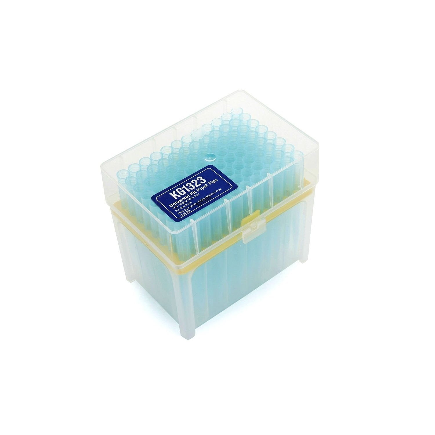 Kirgen Filtreli Pipet Ucu Steril 10 µl - Uzun Tip - DNase, Rnase, Pyrogen free - 96 Adet / Rack