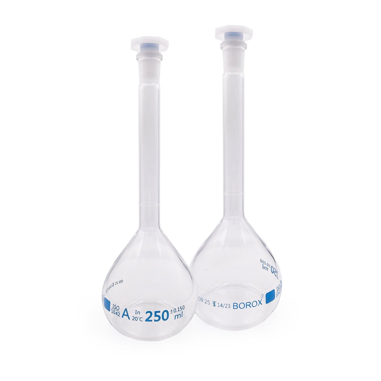 Borox Cam Balon Joje 250 ml - PP Tıpalı - Class A Sertifikalı - Cam Flask - 2 Adet/Paket