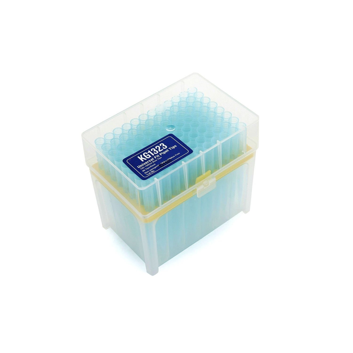 Kirgen Filtreli Pipet Ucu Steril 1000 µl - Uzun Tip - DNase, Rnase, Pyrogen free - 96 Adet / Rack