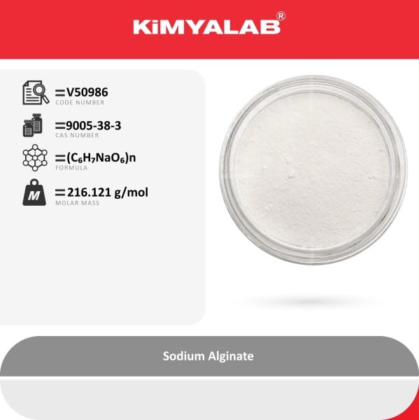 Kimyalab Sodyum Aljinat - Sodium Alginate - 4 Kg-HDPE Varil